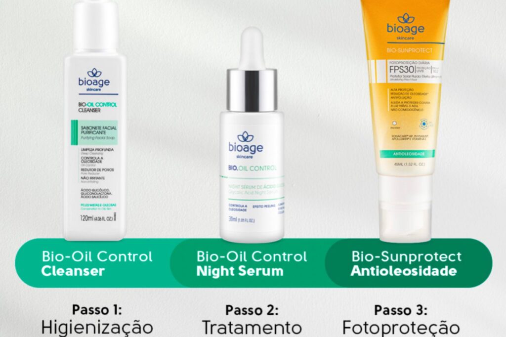 Indicação de produtos para cuidados com a pele oleosa